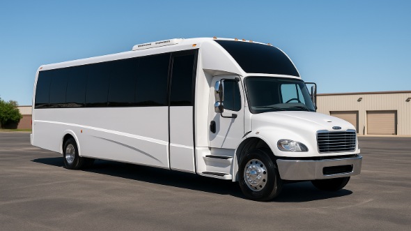 Exterior of Charter Bus Company Harlingen's 15 Passenger Minibus in Harlingen