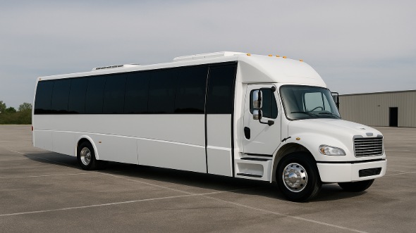 Exterior of Charter Bus Company Harlingen's 18 Passenger Minibus in Harlingen