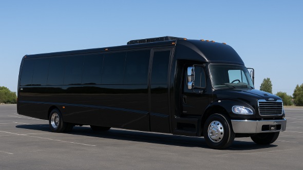 Exterior of Charter Bus Company Harlingen's 25 Passenger Mini bus in Harlingen