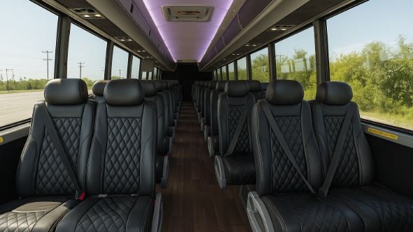 harlingen 18 passenger minibus inside