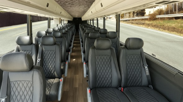 harlingen 30 passenger minibus inside