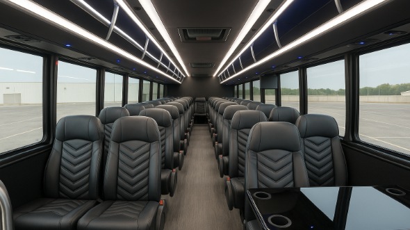 harlingen 35 passenger minibus inside