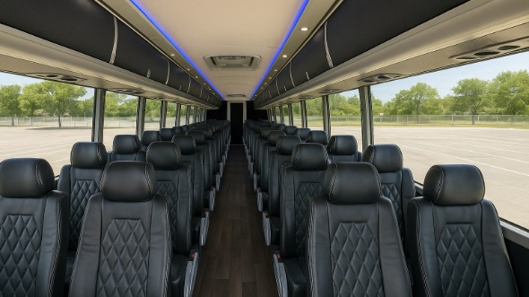 harlingen 54 passenger charter bus rental