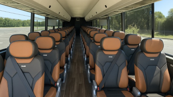 harlingen 55 passenger charter bus rental