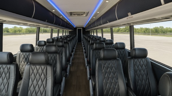 harlingen 56 passenger charter bus